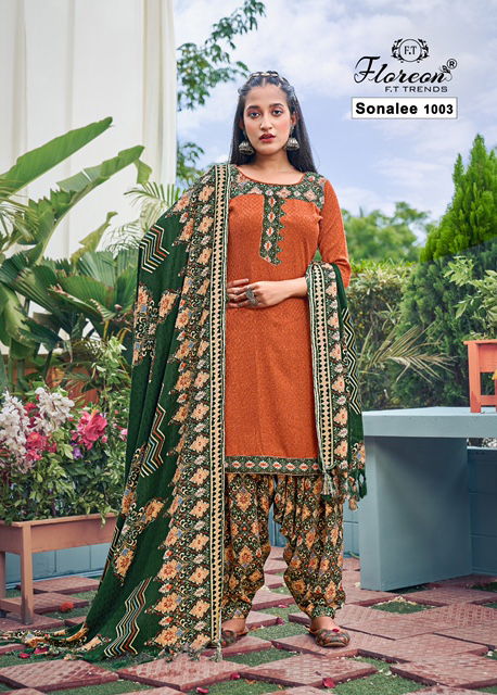 Floreon Sonali  Exclusive Wear Pure Pashmina Wholesale Dress Material 